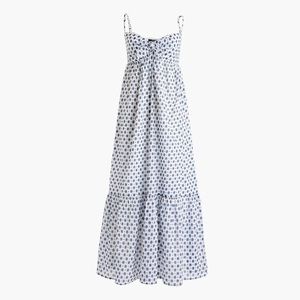 J.Crew cotton voile tie front dress